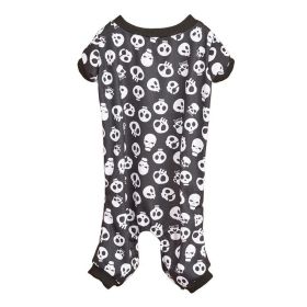 Pet Dog Halloween Cosplay Skeleton Pattern Four-Legged Costume